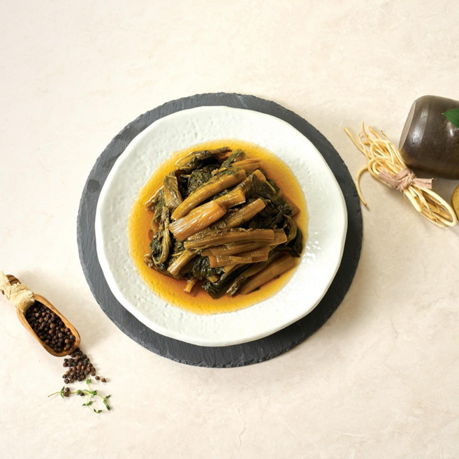 [나유선]삼채 갓피클 1kg 전라도 여수 돌산 김치, 1개