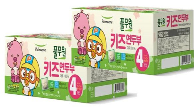 풀무원 뽀로로 키즈 연두부 (2box) 90g 8개