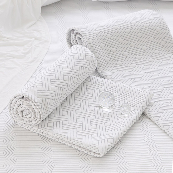 아이스쿨베어 냉감 여름 침대 패드 쿨 매트, 쿨매트, 아이스쿨베어 화이트