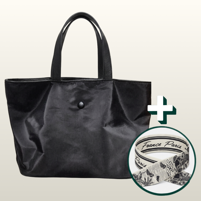 쿠위트 수납좋은 데일리 나일론 여성 토트백