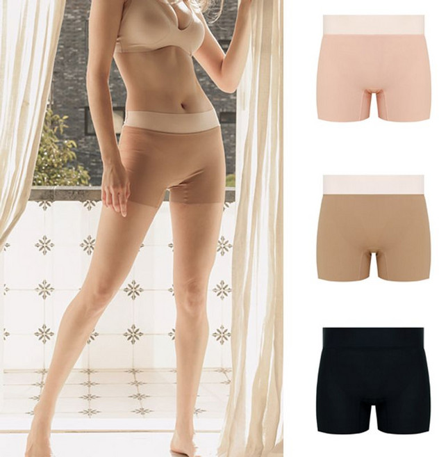 제이코튼 물랑루즈 비프리 여성 심리스팬티 노라인 사각 드로즈팬티