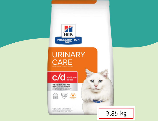 (당일출고) 힐스 캣 c/d cd 스트레스 3.85kg 고양이 멀티케어 스트레스 처방식, 1개