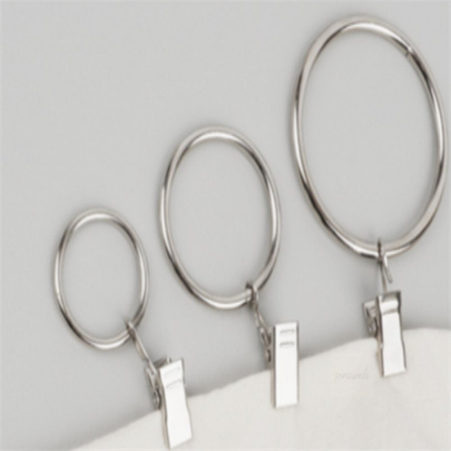 소이메종드 10P 원형 커튼링 실버 커튼고리링, 3.5 x 38mm