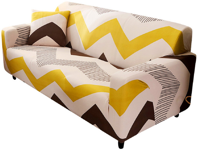 高彈性防塵耐磨沙發保護套組 送抱枕套 多款顏色可選, 簡約索雅, 1個