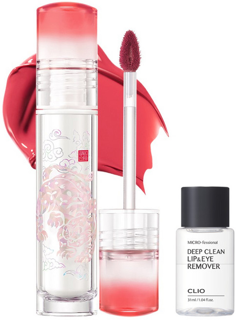 클리오 크리스탈 글램 틴트 [정품배송] 국가유산청 왕실에디션 빗키링 증정, 1개, [+버선빗키링] 29 붉은구름범레드