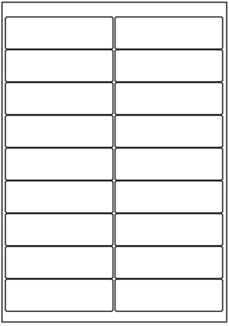 오피스라벨 A4 라벨지 18칸(2x9) 100매 흰색 우편발송용라벨 주소용라벨 주소라벨 DM발송라벨 폼텍 규격 라벨용지 라벨지, 100개