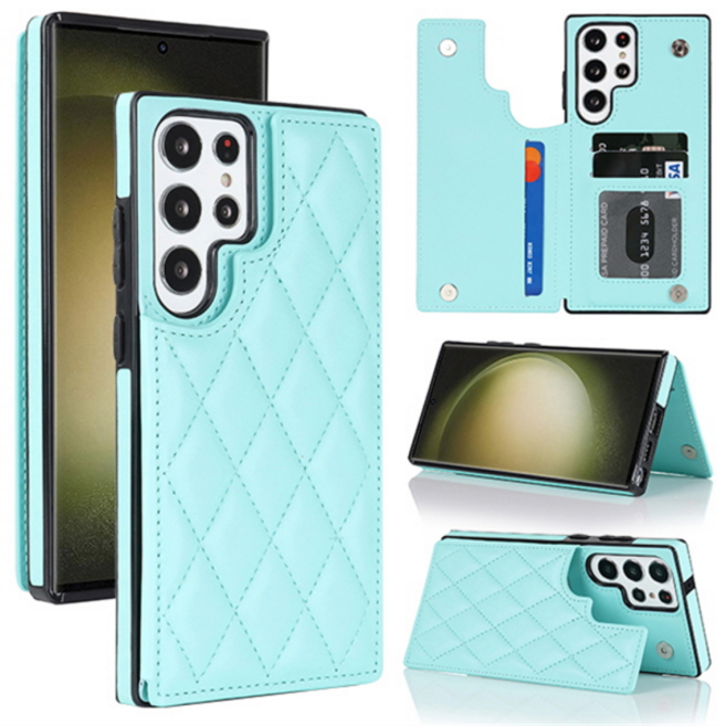 [수나르] 갤럭시노트20 노트20울트라 퀄팅 엠보싱 카드 수납 지갑 포켓 가죽 핸드폰 케이스, 기종:갤럭시노트20 / 색상:spc536 화이트, 상세 설명 참조