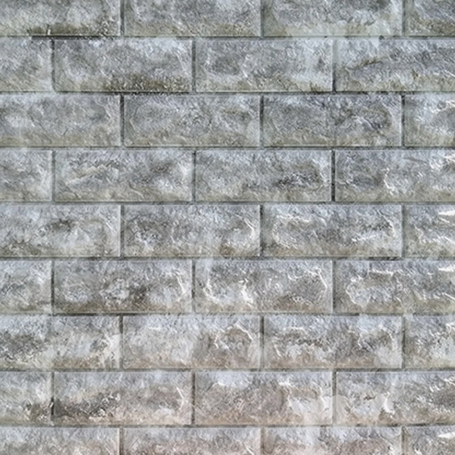 쿠셔니 폼블럭 폼벽지 셀프인테리어 붙이는 스티커 접착식벽지 시트지, 실버그레이, 1개