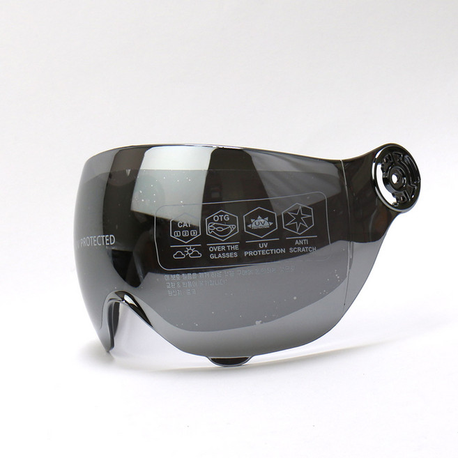 뉴 스컬 전동킥보드헬멧 바이저 고글헬멧 자전거헬멧, 전용 고글-미러그레이