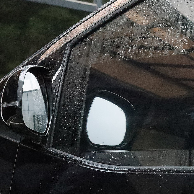 [오카] 자동차 사이드미러 윈도우 발수 방수 필름 백미러 차량용 시야확보 안전 용품, 1GB, XL:300x500mm(1P)