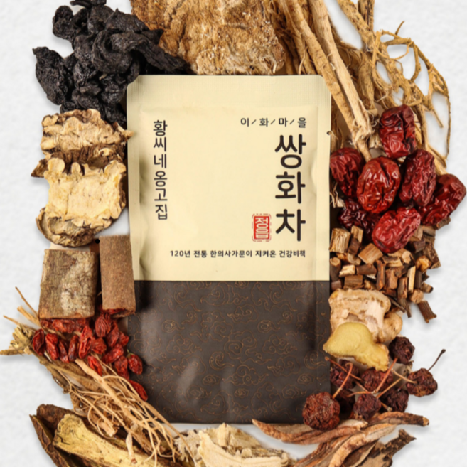 황씨네옹고집 이화마을 정읍 쌍화차 20포입, 100ml