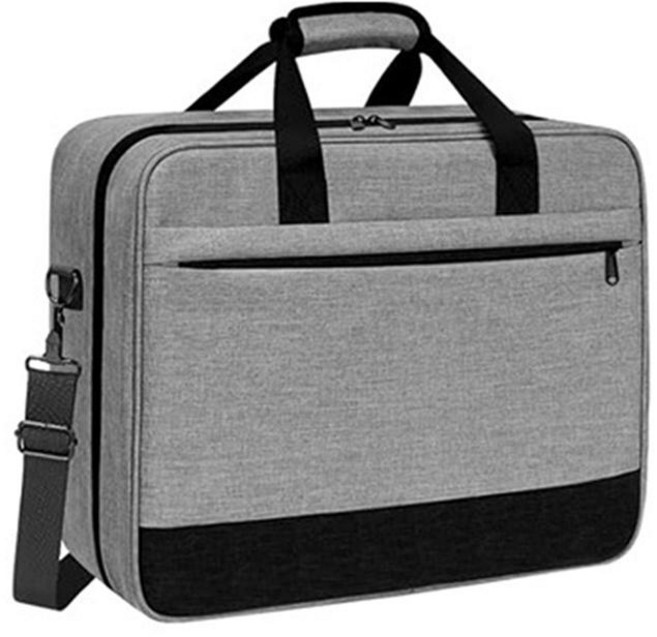 HAIMINGJUN 오디오 믹서 케이스 믹서 백 대용량 케이블 및 마이크 액세서리 편리한 여행용 케이스 휴대용 보관 백, 39.37cm x 33cm x 6.35cm, 폴리에스터, 회색, 39.37cm x 33cm x 6.35cm, 1개