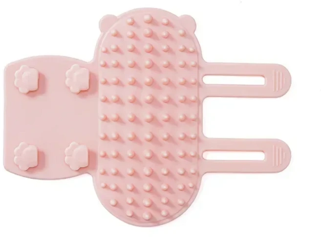 애완 고양이 털 제거 마사지 빗 긁기 방지 브러시 새끼 그루밍 셀프 클리닝 벽 모서리, 02 핑크