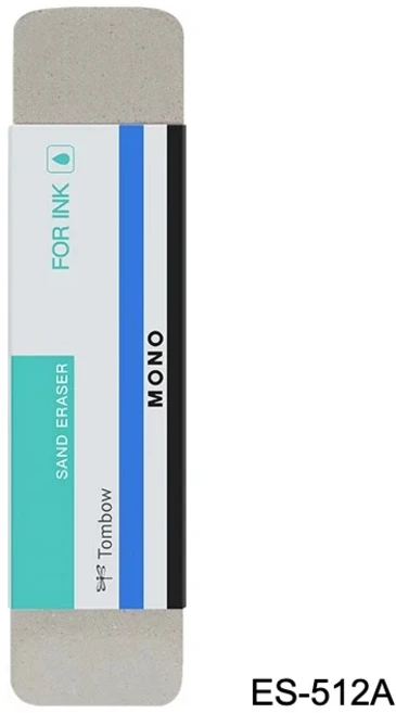 TOMBOM MONO 지우개 모래 잉크/연필 고무 연필/젤/만년필/볼펜 다용도 ES-512A, 01 1pc For Ink