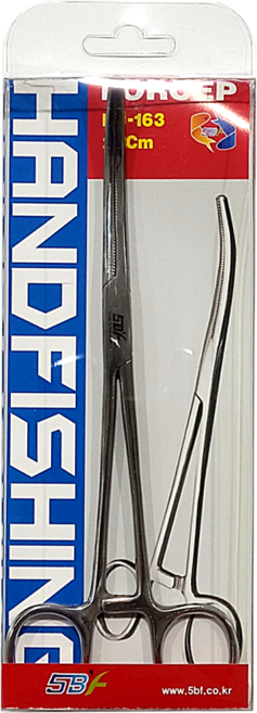 (오비에프) 곡선형 의료용포셉 바늘빼기 겸자가위 플라이어 스텐인레스 위생 16 18 20, 1개