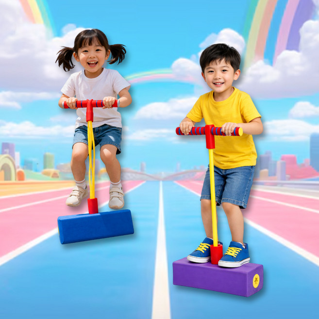 스폰지 안전 스카이 콩콩, 1개, 혼합