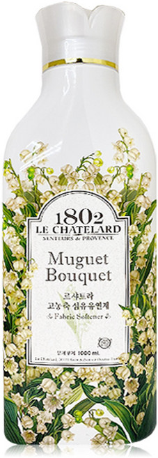 르샤트라1802 인퓨전 초고농축 섬유유연제 뮤게부케향 본품, 1L, 3개