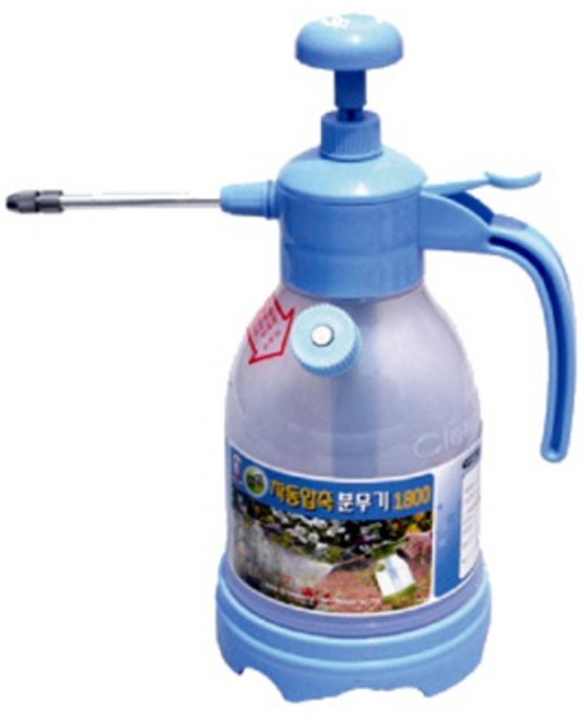 파워자동압축분무기1.8L 편리한압축기능 분무기, 1개, 혼합색상