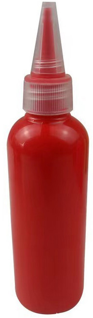 水粉顏料瓶裝60ML 兒童手指畫塗鴉 可水洗無毒顏料, 大紅