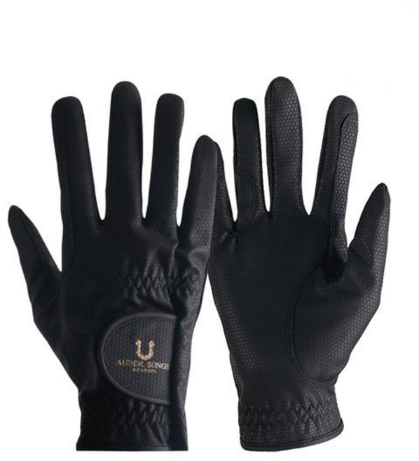 에코리즈 터치트랩 승마장갑, 블랙, 1개