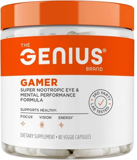 Genius Gamer Gaming Focus Supplement 80 Pills - Elite Nootropic Performance Booster - Boost & Me, Genius Gamer, Gaming Focus Sup, 1개 - 쿠팡