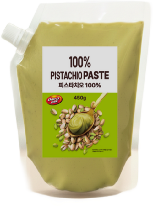 pure 피스타치오 페이스트 식빵잼 100% 두쫀쿠 스프레드 450g, 1개