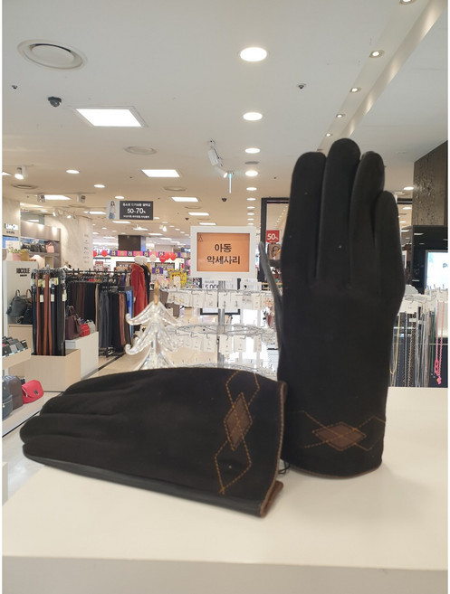 엘르 유성 가파치 스웨이드 남자장갑