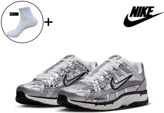 [국내 매장판 정품] 나이키 P6000 메탈릭 실버 운동화 런닝화