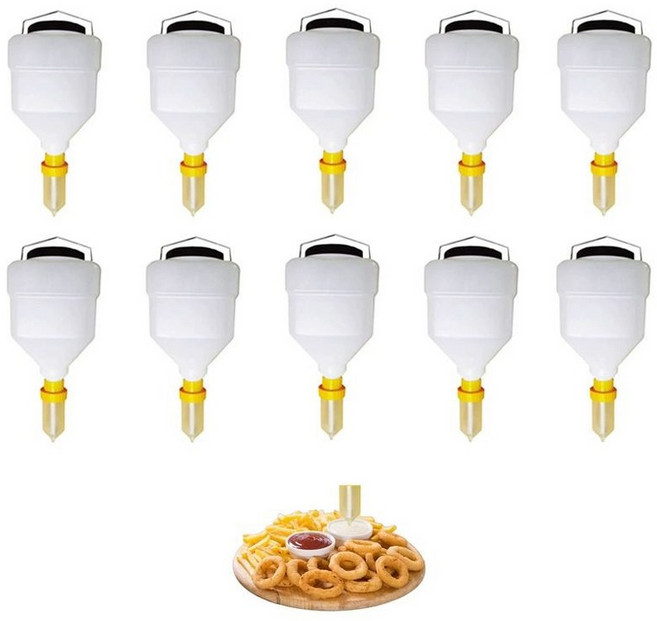 업소용 소스통 드레싱 소스병 거꾸로 소분기 디스펜서, 3.5L 사각통 10개 도매, 1개