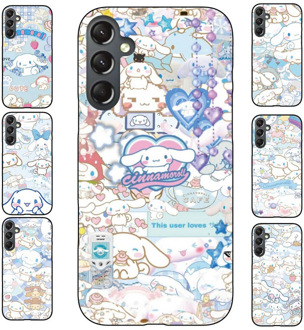 시나모롤 캐릭터 전기종 풀커버 범퍼 케이스 스마트톡 호환 갤럭시 A24 A34 A54 A15 A16 M15 XCOVER5 춘식이2 A23