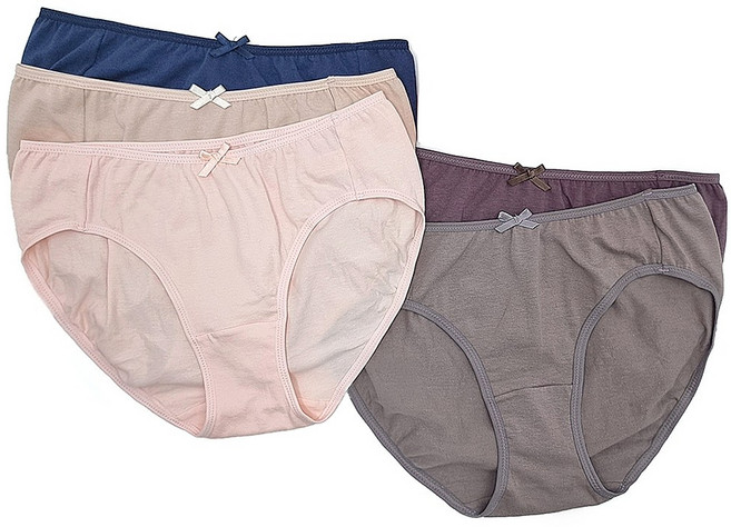 BYC 프리미엄 면스판/면팬티 성인 여학생 팬티 5p