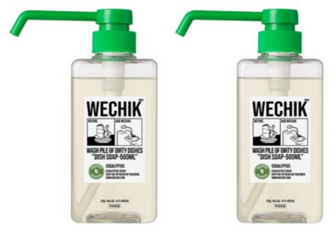 위칙 멀티플 주방세제, 500ml, 2개