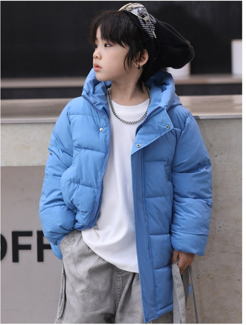 소소키즈 아동 공용 무지 롱 패딩 키즈 주니어 겨울 아우더 120-150
