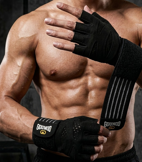 제이엔 헬스 장갑 운동 손목 보호대 웨이트 피트니스 턱걸이 풀업 여자 남자, S, 1개