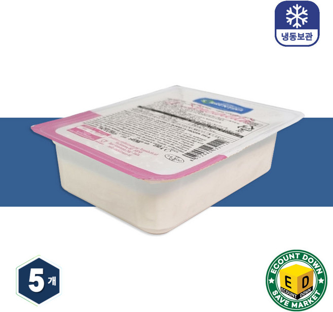 소렌티나 스트라차텔라 냉동 부라타 치즈 모짜렐라, 250g, 5개