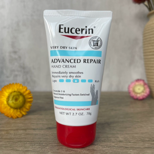 Eucerin 어드밴스드 리페어 핸드 크림 무향 78g(2.7oz), 1개, 78g