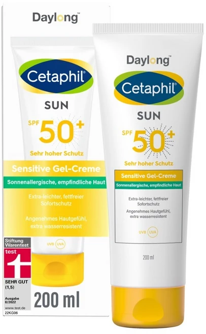 세타필 선 데이롱 SPF 50이상 센서티브 선젤 200 ml, 200ml, 1개 - 쿠팡