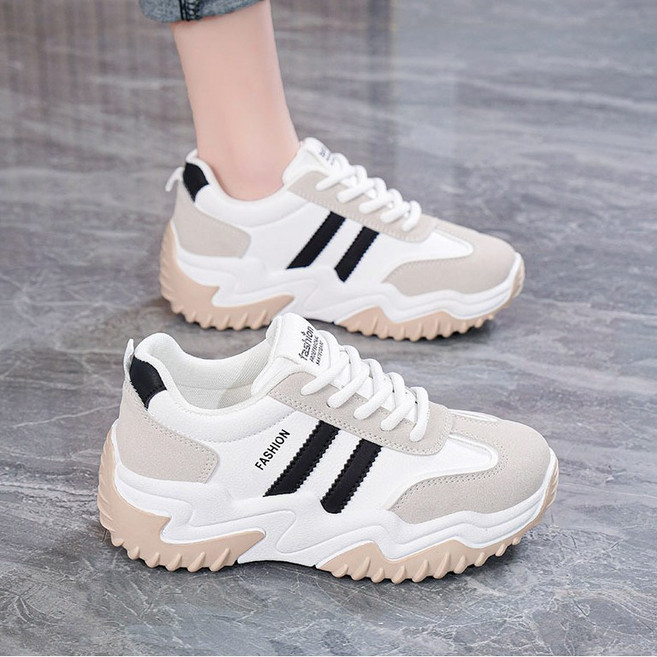 Modern Fashion 여성 발편한 키높이 운동화 컬러 워킹화 X05