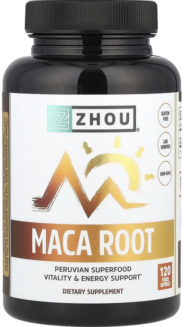 Zhou Nutrition 마카 뿌리 베지캡슐 120정, 5개 - 쿠팡