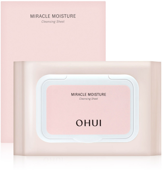 오휘 미라클 모이스처 클렌징 시트, 100매입, 1개