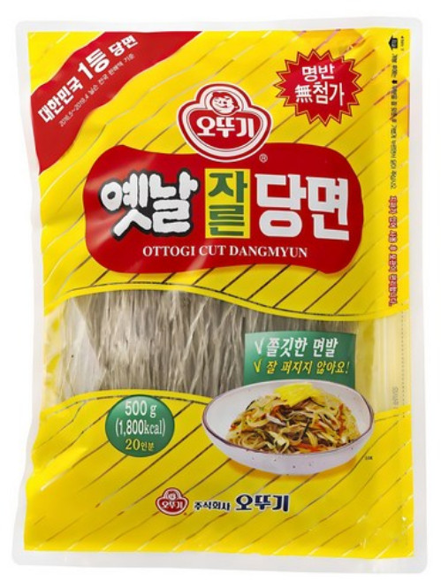 오뚜기 옛날자른당면 500g x2개, 2개
