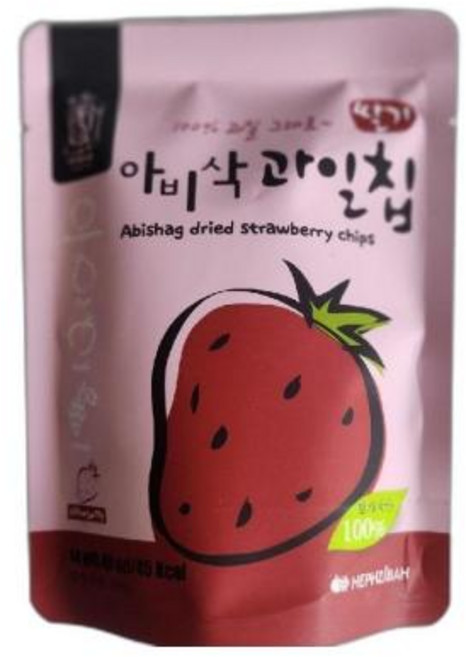 헵시바아비삭 과일칩 딸기, 14g, 1개