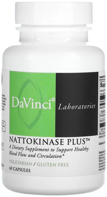 DaVinci Laboratories Nattokinase Plus 60 Capsules, DaVinci Laboratories, Nattokin, 1개, 60정 - 쿠팡