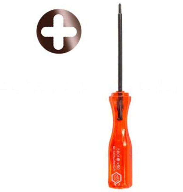 닌텐도 3DS 3DSLL 3DSXL 스위치 2 OLED 뉴 2DS 3DS XL DS 라이트 DSL DSI용 스크루드라이버 필립스 포지 스크루드라이버 소형 도구, 2)1 Phillips, 1개