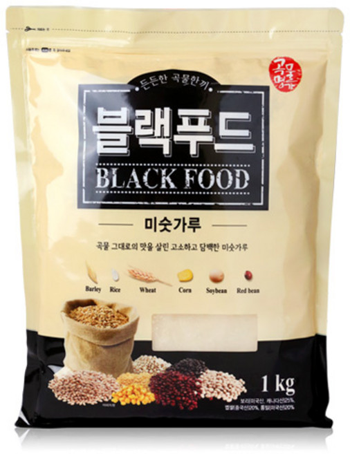 곡물명가 블랙푸드 미숫가루 1kg, 1개