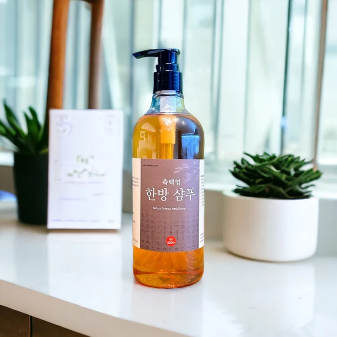 [더위치] 측백엽샴푸 500ml, 1개 - 쿠팡