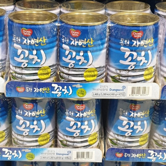 동원 꽁치 400g x 6입 통조림, 6개