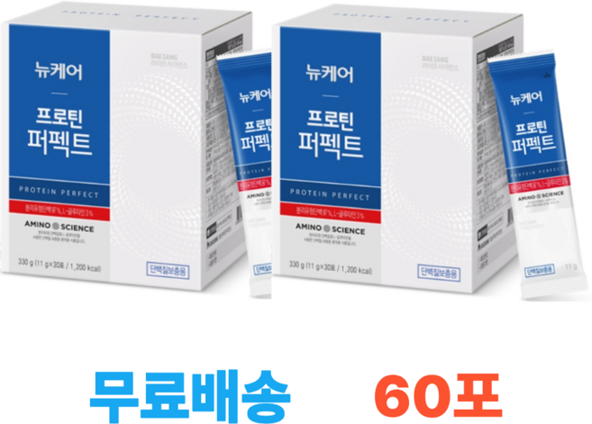 뉴케어 프로틴퍼펙트 파우치(11g x 60포), 11g, 60개