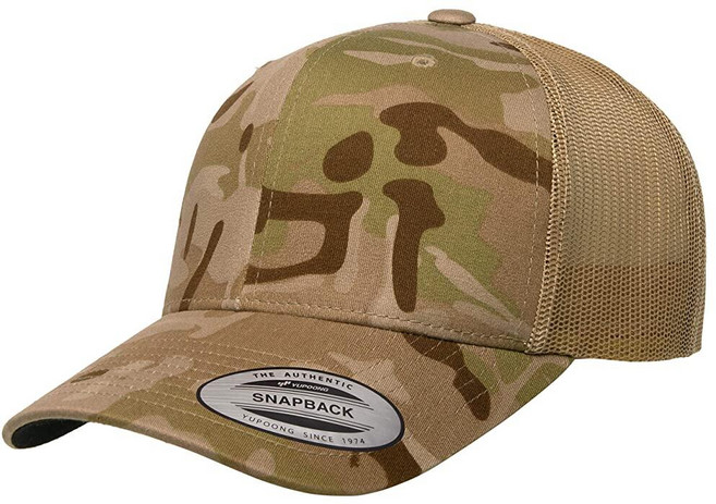 유풍 Yp 클래식 멀티캠 레트로 트러커 캡 카모플라주