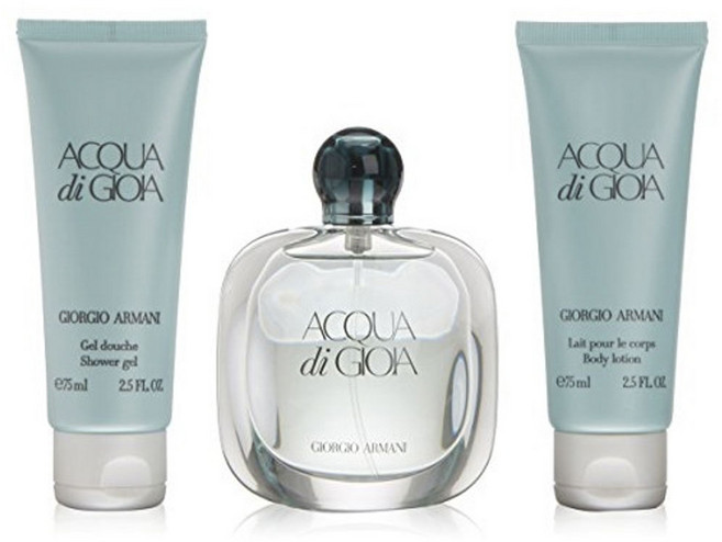 조르지오아르마니 아쿠아 디 조이아 오 드 퍼퓸 스프레이 50ml + 샤워 젤 75ml 바디 로션 3종 세트, 1개